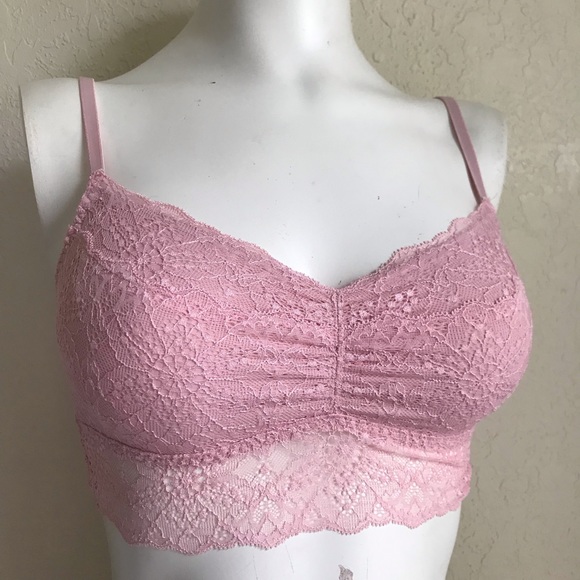 PINK Light Pink Lace Bralette - Picture 9 of 9